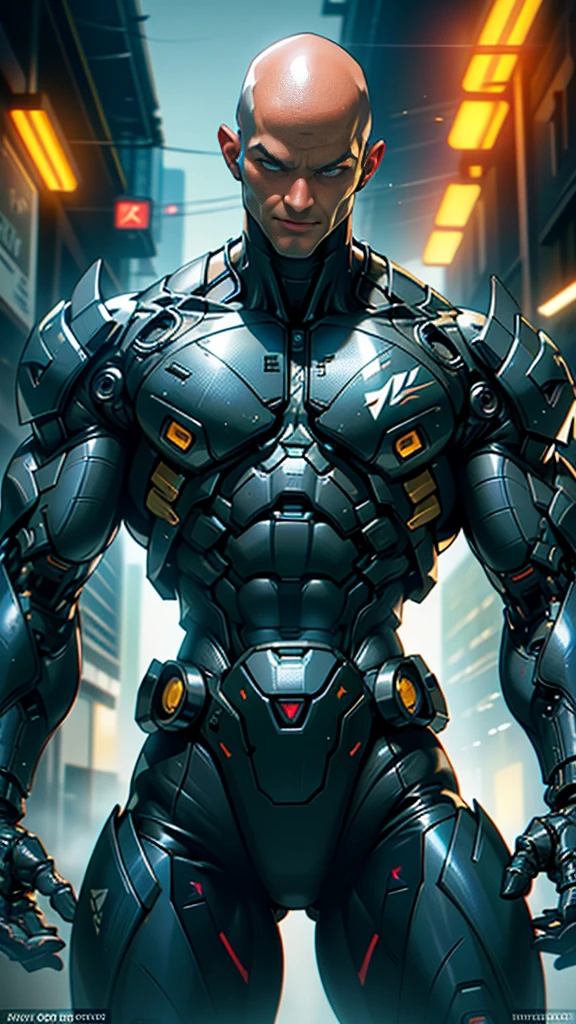 Cinematic, hyper-detailed, and insanely detailed, this artwork captures the essence of a bald hairless muscular female android girl. Beautiful color grading, enhancing the overall cinematic feel. Unreal Engine brings her anatomic cybernetic muscle suit to life, appearing even more mesmerizing. With the use of depth of field (DOF), every detail is focused and accentuated, drawing attention to her eyes and the intricate design of the anatomic cybernetic muscle suit . The image resolution is at its peak, utilizing super-resolution technology to ensure every pixel is perfect. Cinematic lighting enhances her aura, while anti-aliasing techniques like FXAA and TXAA keep the edges smooth and clean. Adding realism to the anatomic cybernetic muscle suit, RTX technology enables ray tracing. Additionally, SSAO (Screen Space Ambient Occlusion) gives depth and realism to the scene, the girl's anatomic cybernetic muscle suit become even more convincing. In the post-processing and post-production stages, tone mapping enhances the colors, creating a captivating visual experience. The integration of CGI (Computer-Generated Imagery) and VFX (Visual Effect brings out the anatomic cybernetic muscle suit's intricate features in a seamless manner. SFX (Sound Effects) complement the visual artistry, immersing the viewer further into this fantastic world. The level of detail is awe-inspiring, with intricate elements meticulously crafted, the artwork hyper maximalist and hyper-realistic. Volumetric effects add depth and dimension, and the photorealism is unparalleled. The image is rendered in 8K resolution, ensuring super-detailed visuals. The volumetric lightning adds a touch of magic, highlighting her beauty and the aura of her anatomic cybernetic muscle suit in an otherworldly way. High Dynamic Range (HDR) technology makes the colors pop, adding richness to the overall composition. Ultimately, this artwork presents an unreal portrayal of a super muscled cybernetic female android