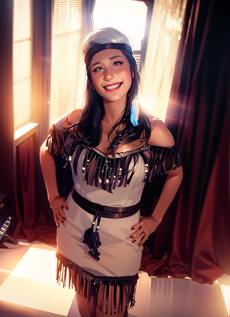 a woman standing, beautiful detailed eyes, beautiful detailed lips, extremely detailed eyes and face, longeyelashes, elegant dress, cinematic lighting, dramatic shadows, intricate background details, highly detailed, 8k, photorealistic, masterpiece, digital painting, warm color tones, dramatic lighting
