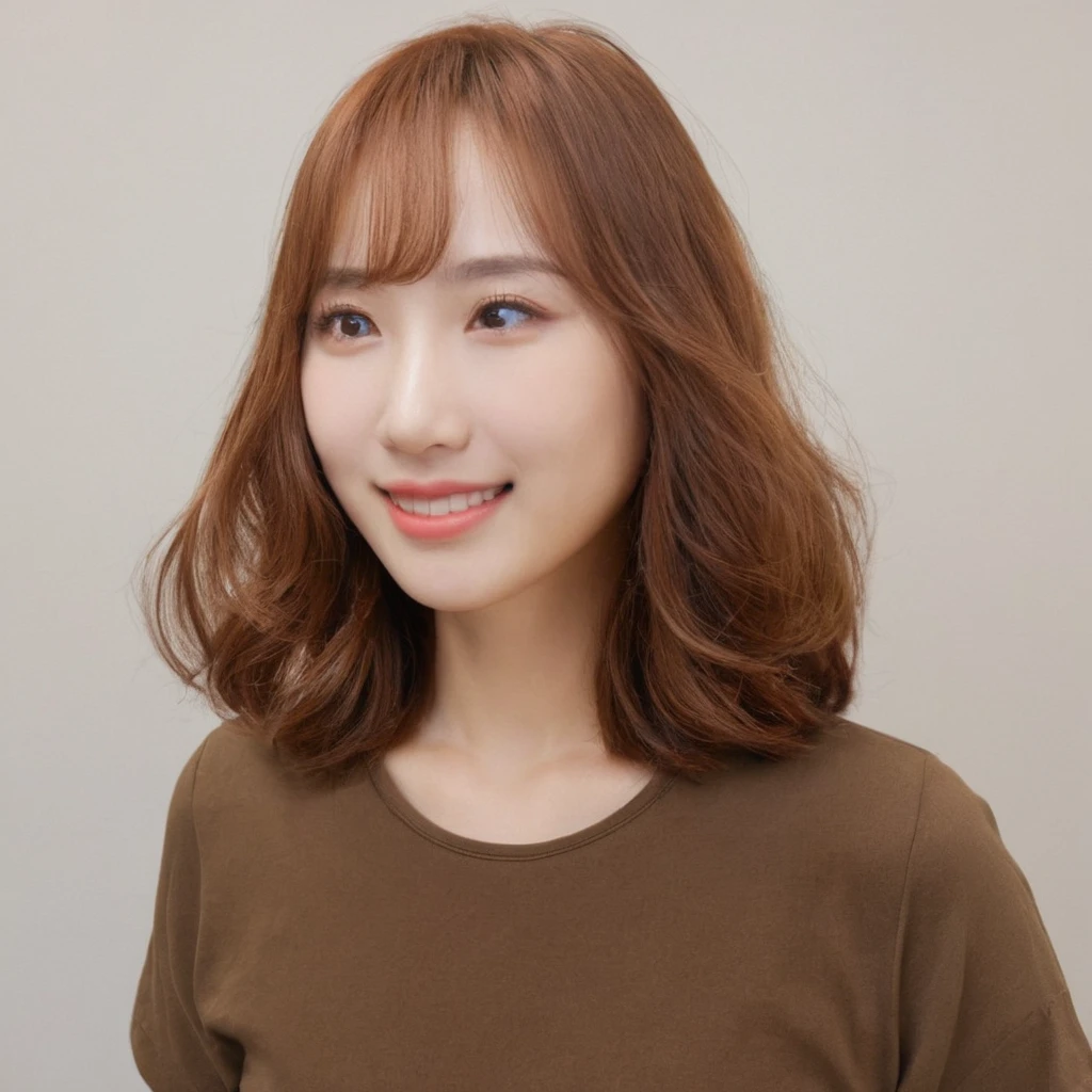 Best Quality, 8k, Masterpiece, (Portrait: 1.3), (photo realistic:1.4), (hyper realistic:1.4), Sharp Focus, looking at viewer, (smoother lighting:1.1), (increase cinematic lighting quality:0.9), realistic lighting, backlighting, light on face, ray trace, (brightening light:1.2), (Increase quality:1.4), sharp detail, (best quality real texture skin:1.4), finely detailed eyes, black_eyes, finely detailed face, 25 year old Korean woman