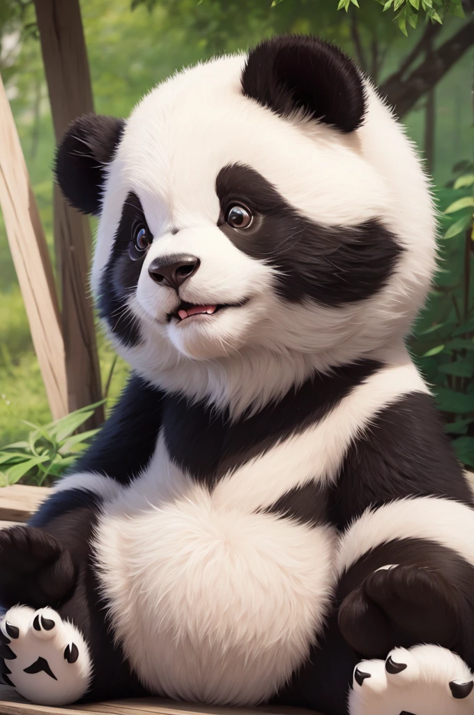 A panda anime