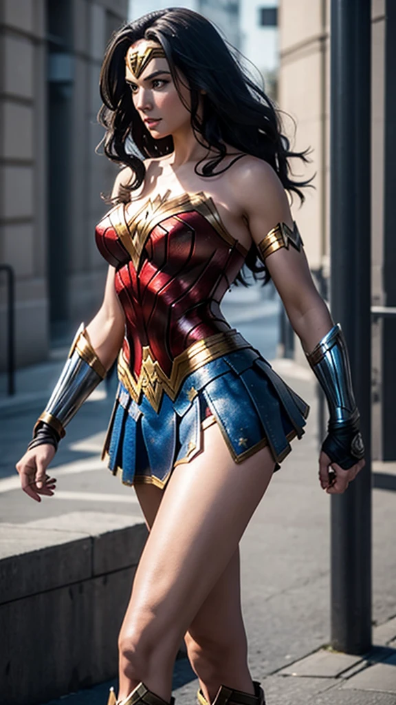 Wonder woman mini skirt black vs yor forgen