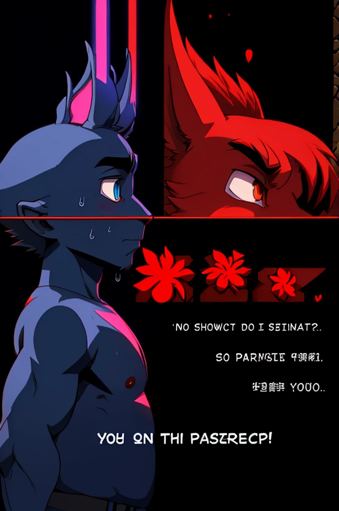 A man sweating profusely with an expression of indecision, mirando fijamente dos botones grandes and rojos en un panel. Dark blue background with shadows that add drama. Top text: "Me tranding to decide". Text on buttons: "Work harder" and "Procrastinate". La tensión en el rostro del hombre and los colores contrastantes hacen que la elección parezca crítica and divertida nft nfts