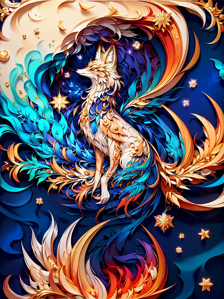 (masterpiece, top quality, best quality, official art, beautiful and aesthetic:1.2), (1girl:1.3), extremely detailed,(fractal art:1.2),colorful,highest detailed,(zentangle:1.2), (dynamic pose), (abstract background:1.5), (treditional dress:1.2), (shiny skin), (many colors:1.4), upper body, smile
Splash art, luminism, fantasy acrylic, digital painting, majestic fox. Magical fantasy white fox closeup, magical creature made of flowers, birds, moon and star colors, big reflective eyes, colorful paint splash style, paint drops, color waves, close-up portrait, color drips, fairy tale, dynamic lighting, art station, Peter Maubacher, broadcast, wow, masterpiece, golden glitter, bubbles, transparent smoke, sun rays
Fantasy art, luminism, fantasy acrylic, digital painting, brave fox. Magic fantasy white fur big winged fox closeup, magical creature made of flowers, birds, moon and star colors, big reflective eyes, colorful paint fantasy style, paint drop, color wave, close up portrait, color drip, fairy tale, dynamic lighting, art station, masterpiece, gold glitter, bubbles, transparent smoke, sun rays,