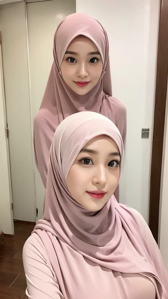 Beautuful Women、hijab, indonesian, a room、selfee、White Room、cute face、Vanrak Ayyans appears、1 girl, stylish