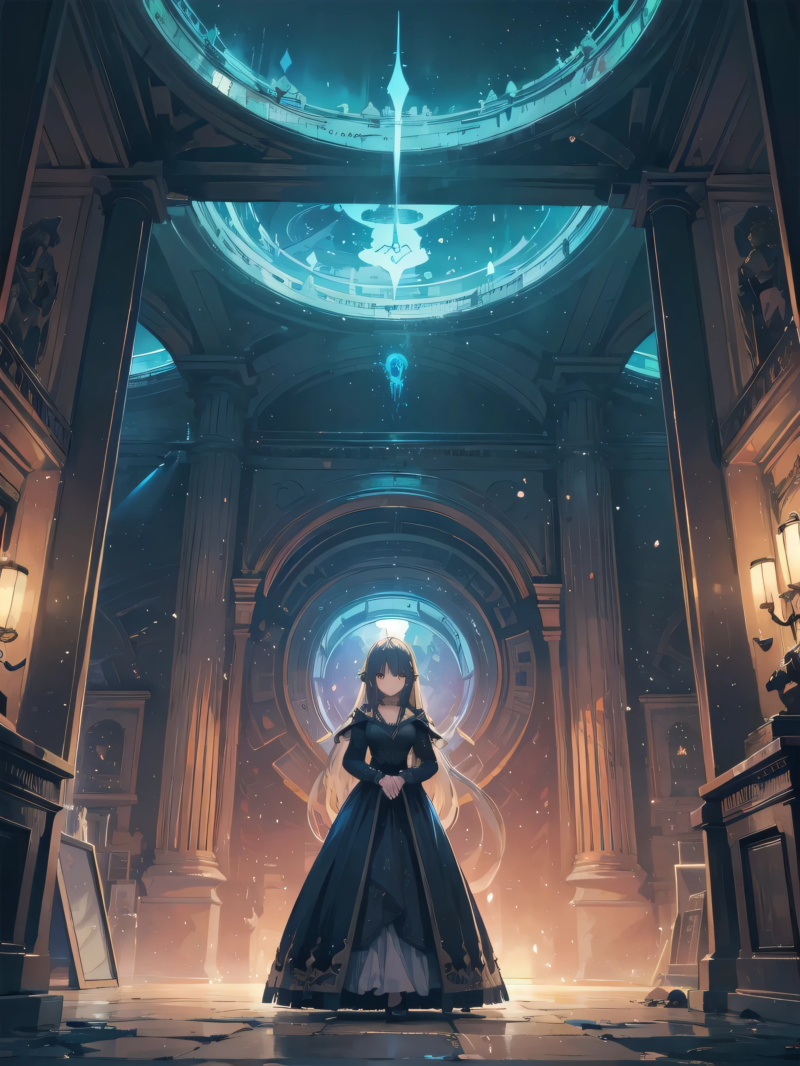 Art AI Art Galaxy、A girl、Dynamic poses、"The Strange Adventures of a Lady"
Imagine a beautiful, Elegant lady, Wearing a gorgeous gown embellished with delicate lace and beads, Standing in the glow, Ethereal Portal. She looks curious,Very adventurous, There was a hint of mischief in his eyes. This portal seemed to take her into a fantasy world, Full of magical creatures, Ancient ruins, and hidden miracles. The atmosphere is dreamy and surreal, With soft, Soft colors and subtle lighting.