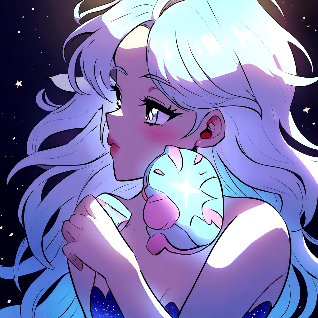 masterpiece, soft shading, perfect ???????, perfect lighting, perfect focus, vibrant, solo,  Ballad of the Starry Sea peppermint cookie, human, Micchi-Draws art style
