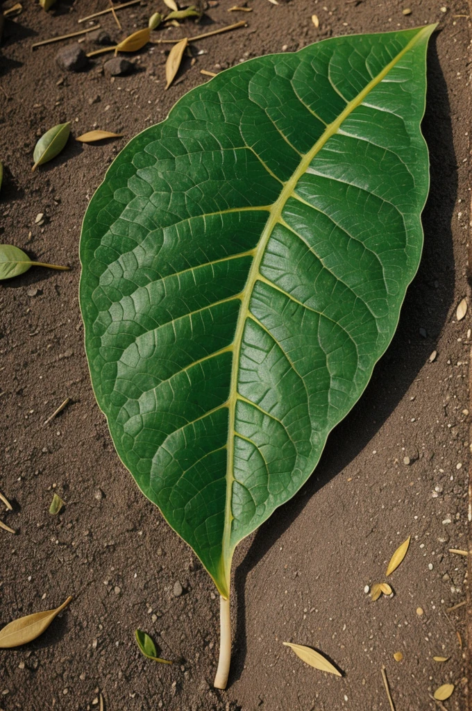 Plant leaf with metaplasia