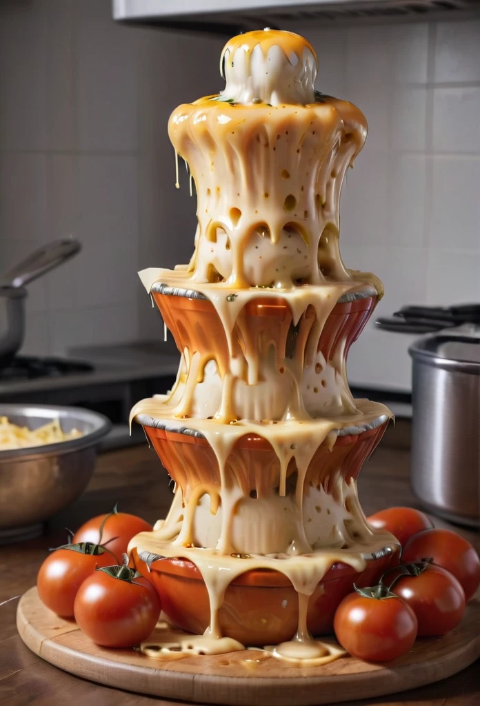 fflix_mcheese a tomato tower