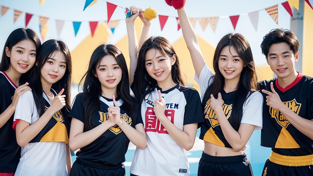 youth、Team building banner background