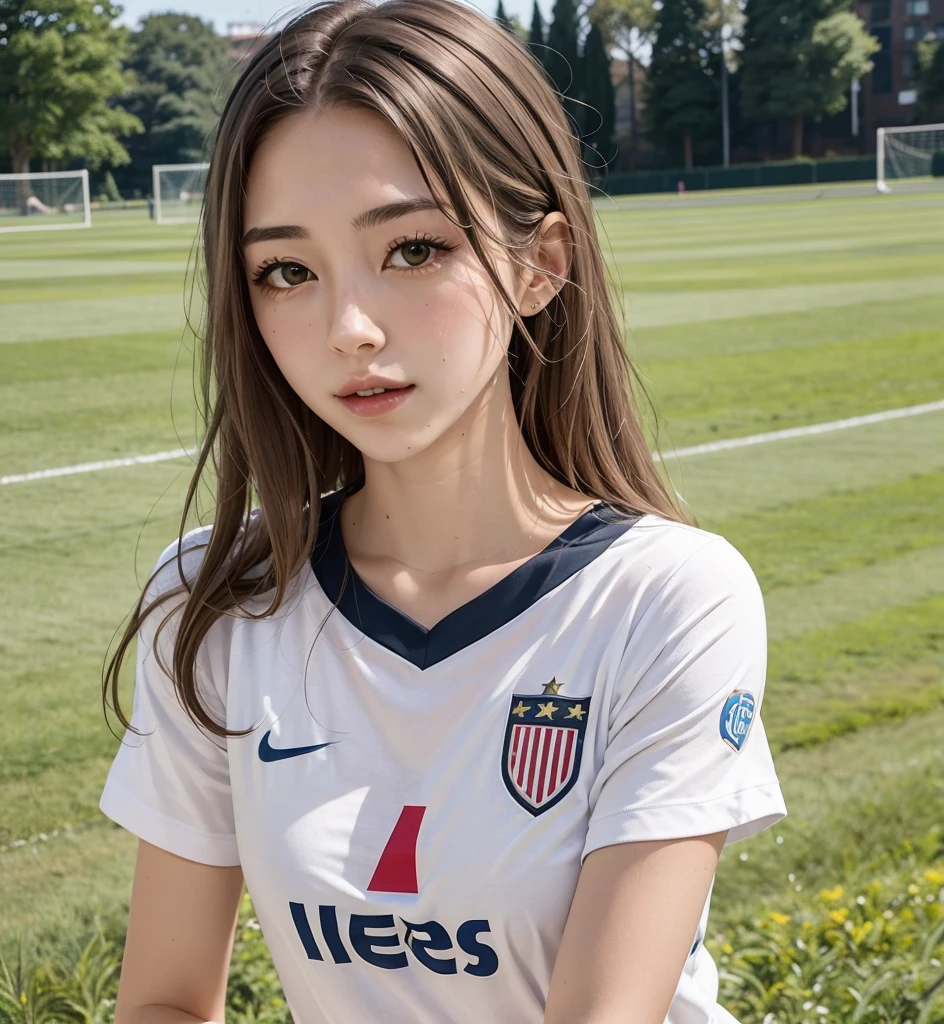 masutepiece、Best Quality、ultra-detailliert、Top image quality、1 persons、Athletics uniforms、17 years old girl、Running figure