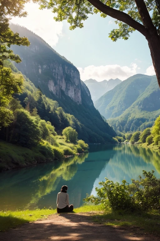 Scenery that goes well with folk music