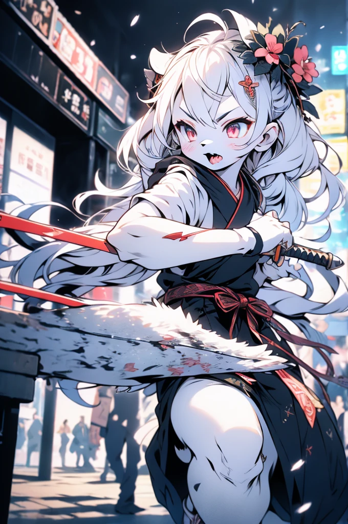 {clioranko style:1.05,rella style:0.8,QUASARCAKE style:1.4,Rolua style:1.1},Best quality,Very detailed,,light,Ray Tracing,Golden Ratio\),furry,furry,hairy,hairy,White Tiger少女,White Tiger,White Tiger,White Tiger少女,全身White hair,White Hair,White hair,Snow background,Snow and ice theme,Hanfu,Hanfu下摆,遮住大腿的Hanfu下摆,穿着Hanfu,中式Hanfu,手持Long Sword,Sword in hand,Martial arts style,手持Long Sword的White Tiger少女,Full body close-up,Lean forward,Juhechop,Draw the sword and cut,手持Long Sword,持有Long Sword,拿着Long Sword,Long Sword,Long Sword,Long Sword,Highlight the role,Sassy,Keep your mouth shut,cool girl,indifferent,Cold,poker face,Loose long hair,Loose long hair,Cold气质,Loose long hair,Cold,Blood-red eyes,Maniac