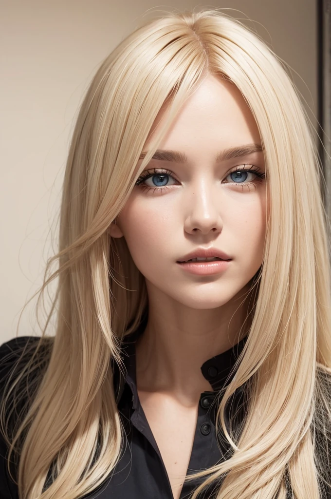 realistic blonde woman