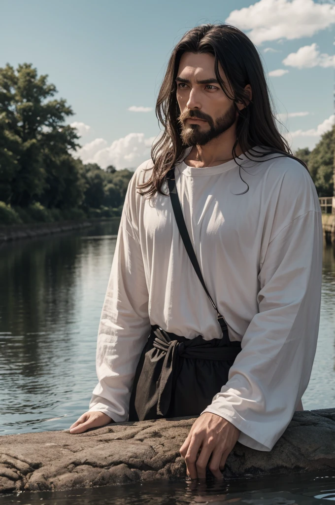 Jesus Christ did not river black