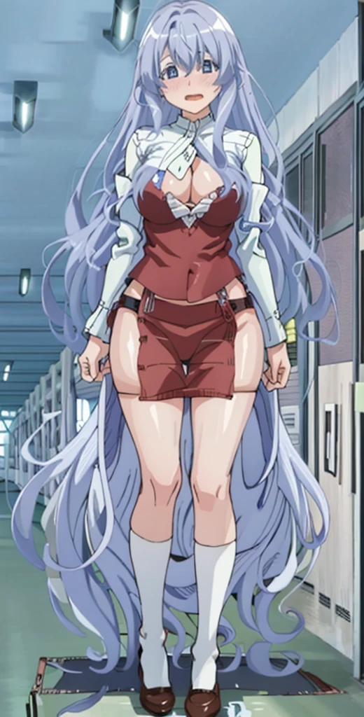 girl，Large ，long hair，