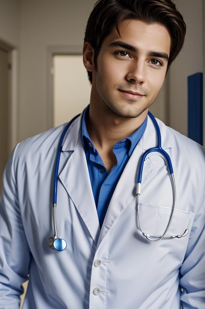 Attractive young male doctor