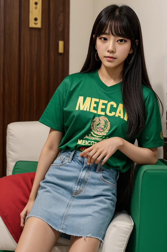 Kim Tae-hyung with the América de México club shirt