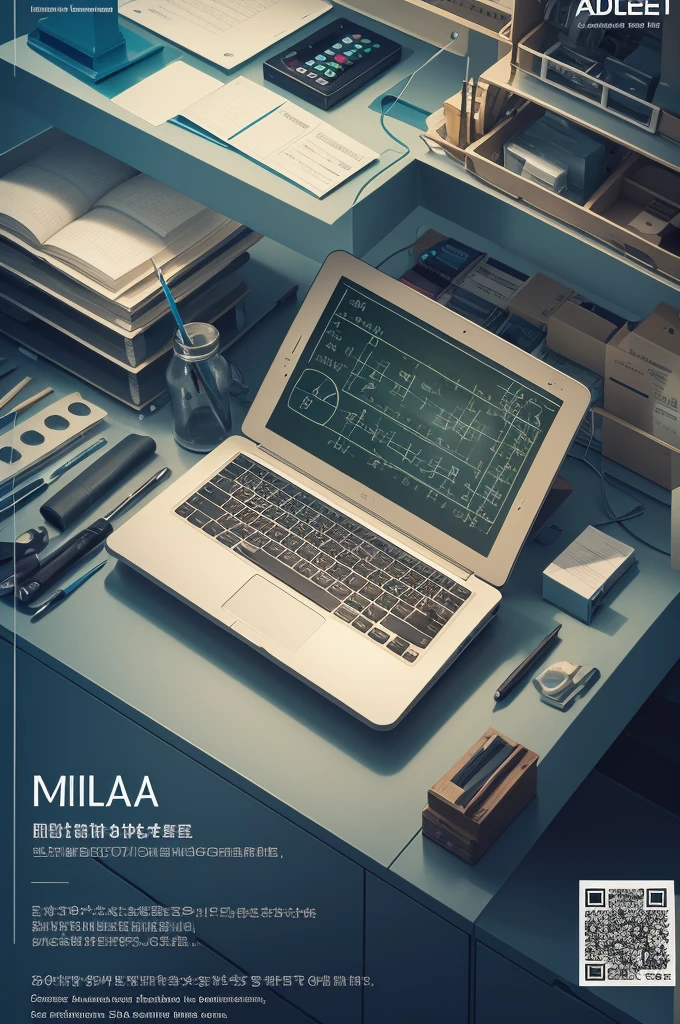 Create a creative and innovative cover about mathematics in engineering
