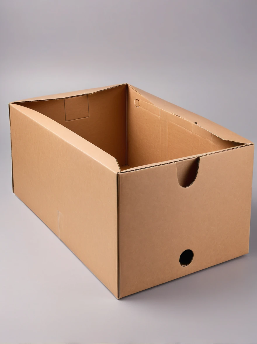 An Assembleable Home Cardboard Box Design,Simple style,Lay the carton flat,detail,high quality