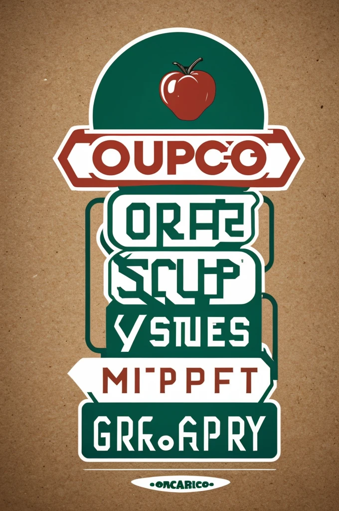 Create a grocery store logo that has the words Minisuper Oacalco