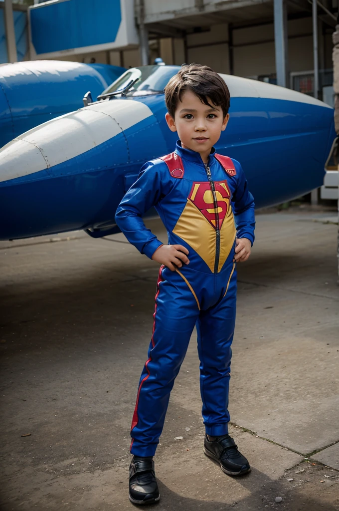 6 year old boy, cybersecurity super hero, Disney Pixar style
