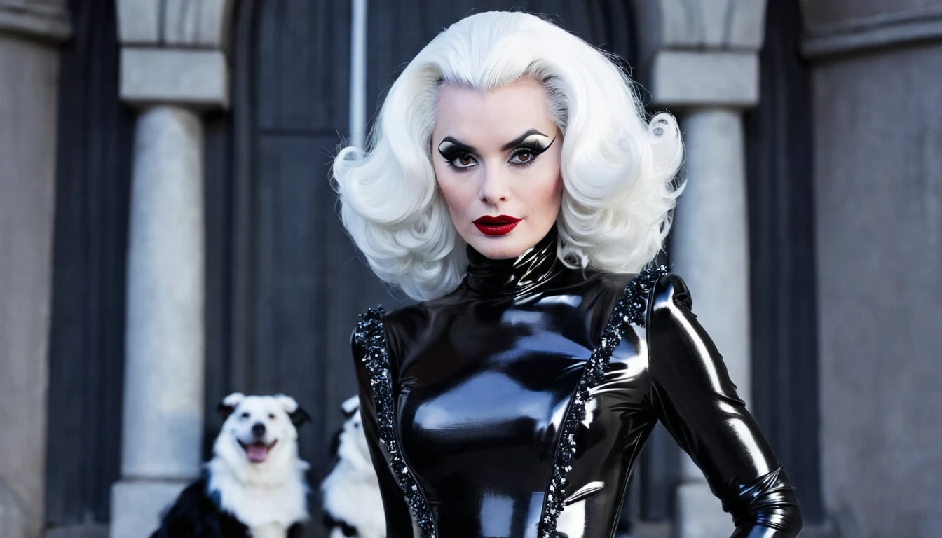 Cruella de Vil. Shiny Latex.
