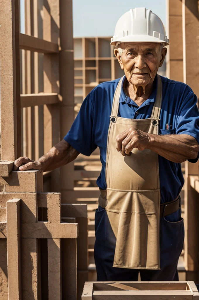 An 80-year-old builder
