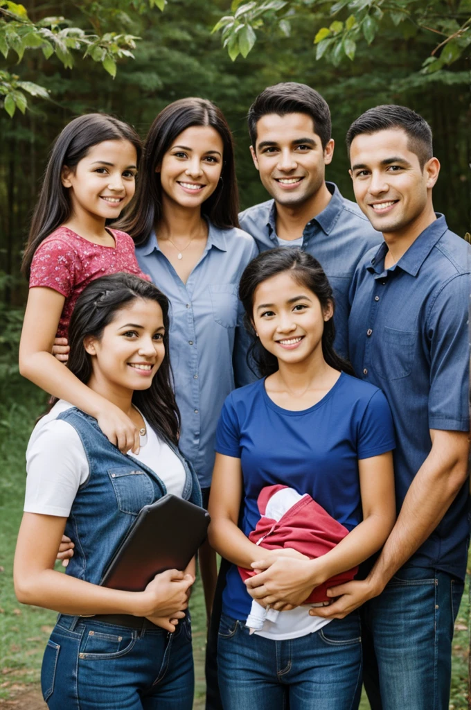 Me and a family