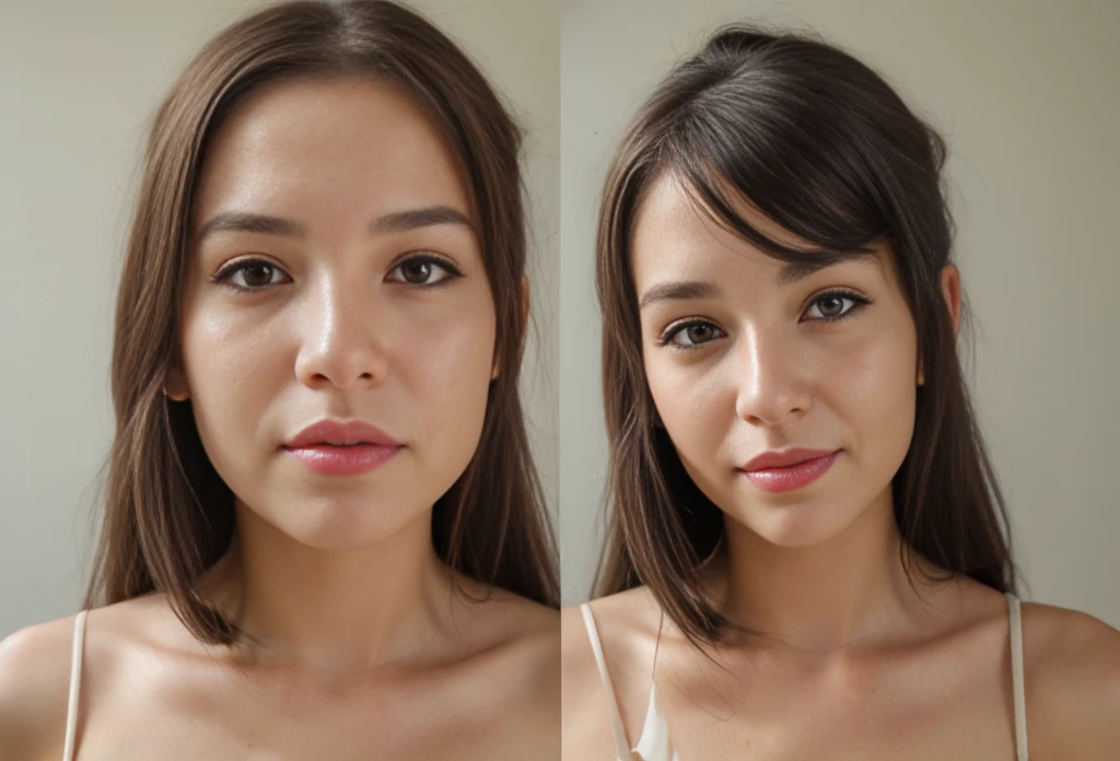 Create her face more real 