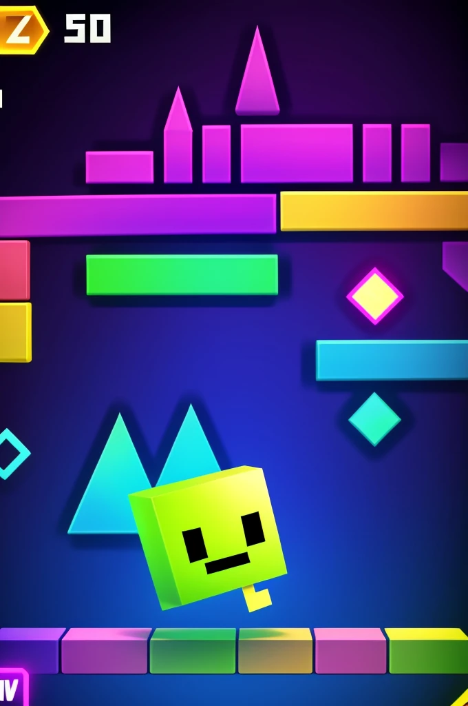 Generate an average Geometry dash player