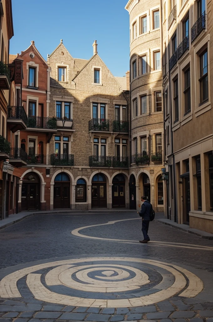 As Tim followed Liney, the magical line, through the town square, he noticed its thin form wiggling like a playful snake in the sunlight. Curiosity sparked in Tim's eyes as he wondered where this unusual line would lead him next.