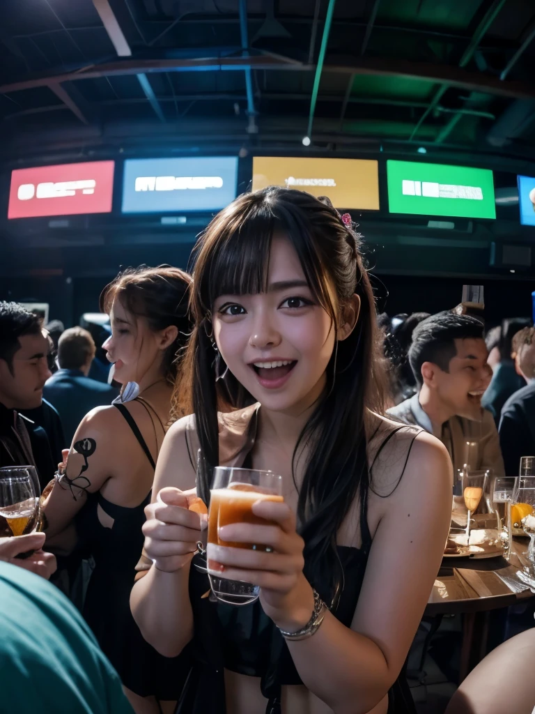 found an even better party, happy and amazed to find the place