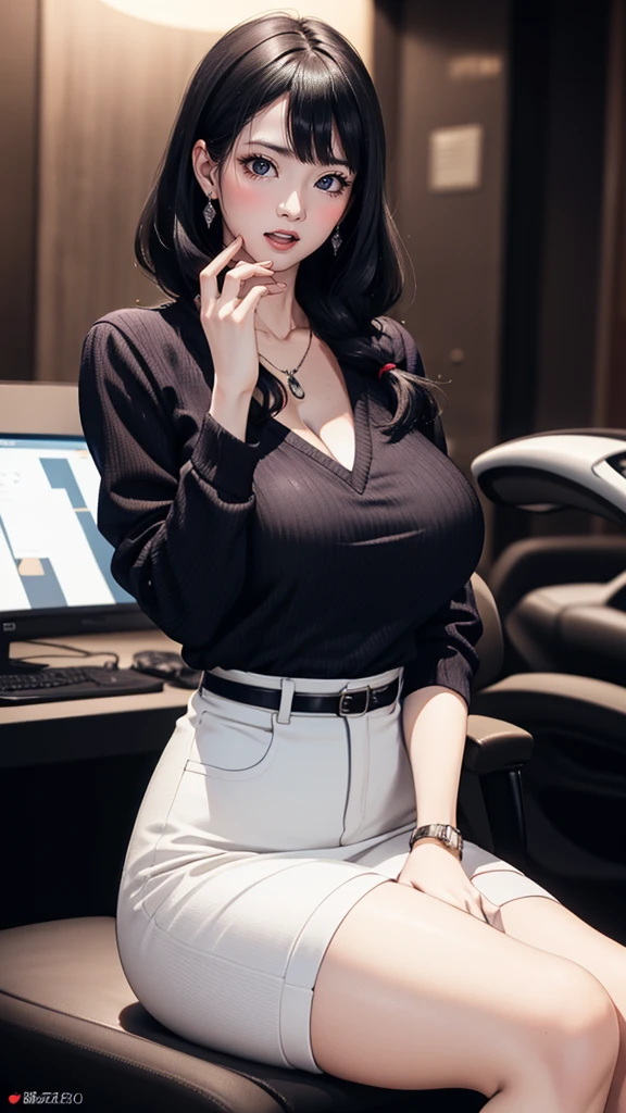 random sezy office lady fashion,(Thin type),(huge breasts),(open garment),(random pose),(random hairstyle),(Cinematic scene,Highest image quality,(8K), Ultra-realistic, Best Quality, High quality, High Definition, high quality texture, high detailing, Beautiful detailed, fine detailed, extremely details CG, Detailed texture, realistic representation of face, masterpiece, presence, Dynamic, Bold)