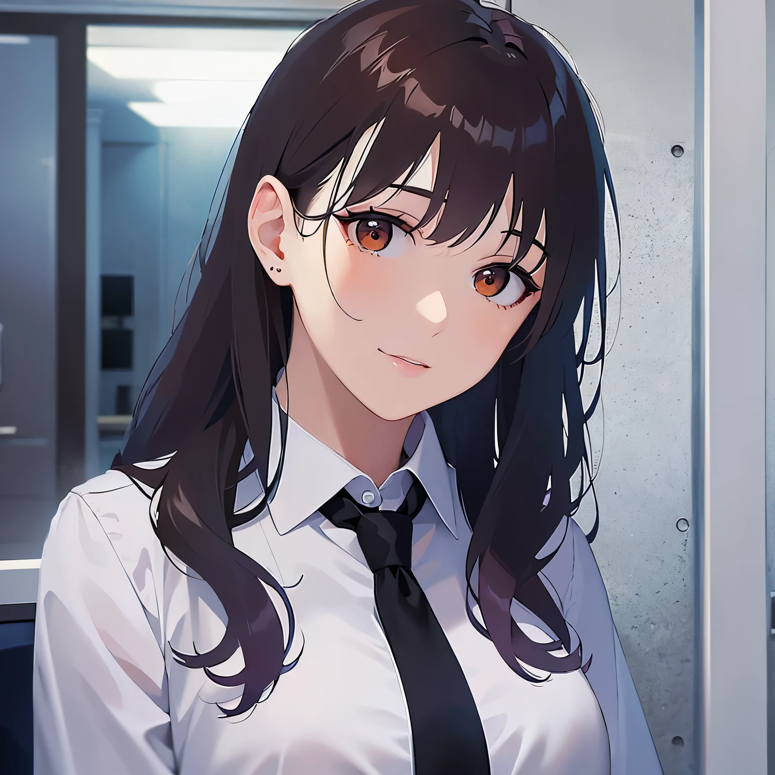 Background is an office room
