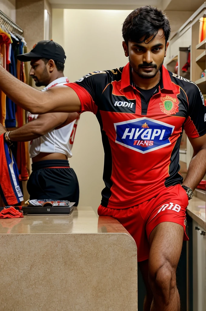 Ipl RCB team jersey with darshan name and 05 number