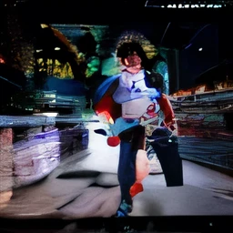 Boy with futuristic background realisti c face 8k ultra high quality hd