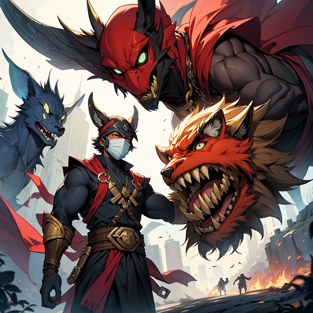 The hero has the curse of a thousand omni masks