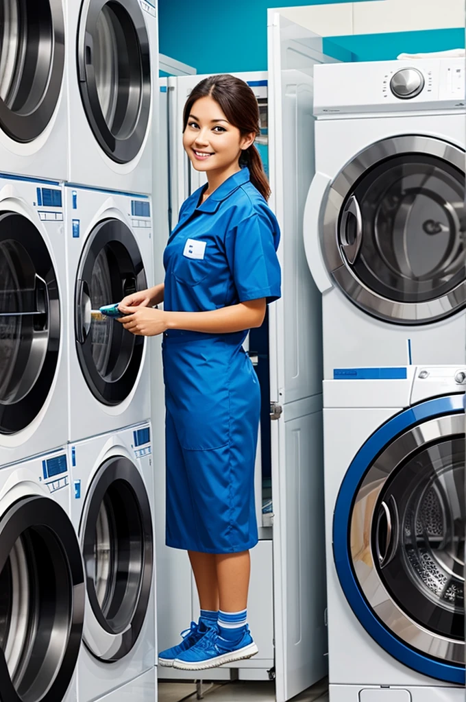 Generate a logo for a laundry business 