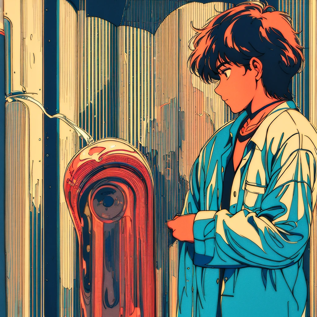 4k、jazz、90s、Vintage、Tobacco、speaker、Saxophone、rain、Cool guy、night、City Boy、Retro、One person