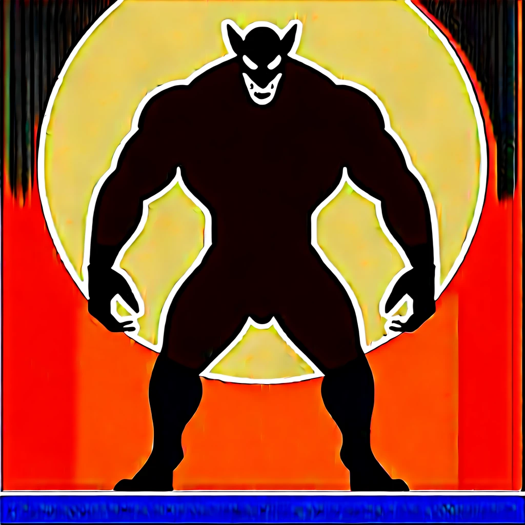 (Best Quality,4k,8k,high resolution,Masterpiece:1.2),ultra detailed,realist:lobo,(feroz,threatening,Frightening),intimidating,werelobo,gigantic,[negro],[humanoid,anthropomorphic],wild,Wild beast,Sharp teeth,bright yellow eyes,giant paws,ribbed muscles,Lunar background,full moon night,sinister atmosphere,dense forest,fierce howl,creature of the night,mythical creature,dominant presence,elegant movements,shadows and darkness,frightening silhouette,powerful stature,nightmarish,wild instincts. kaiju