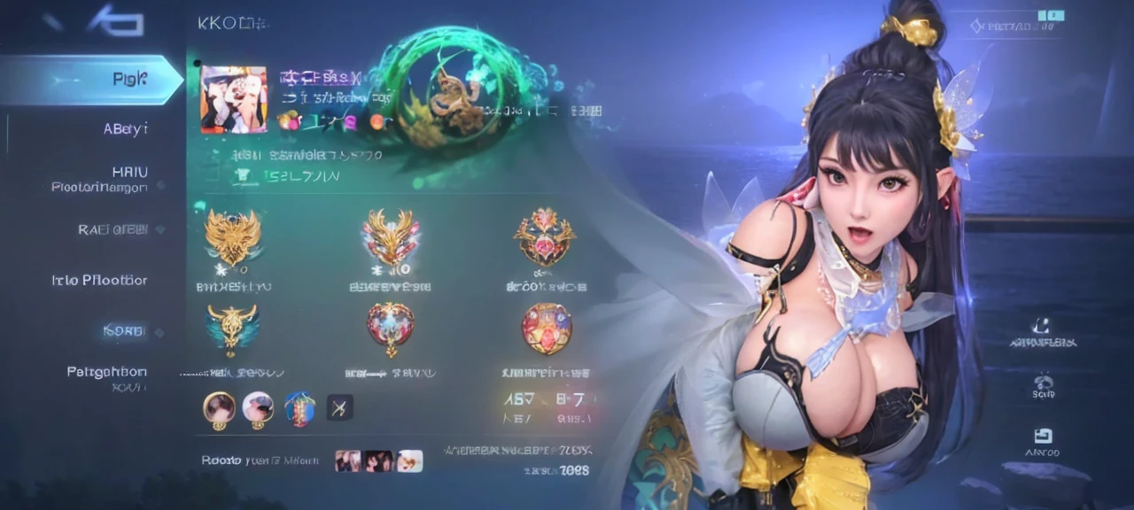 (8k, RAW photo, photorealistic:1.25) ,( lipgloss, eyelashes, gloss-face, glossy skin, best quality, ultra highres, depth of field, chromatic aberration, caustics, Broad lighting, natural shading,Kpop idol) looking at viewer with a serene and goddess-like happiness, Verry big breasts, huge boobs