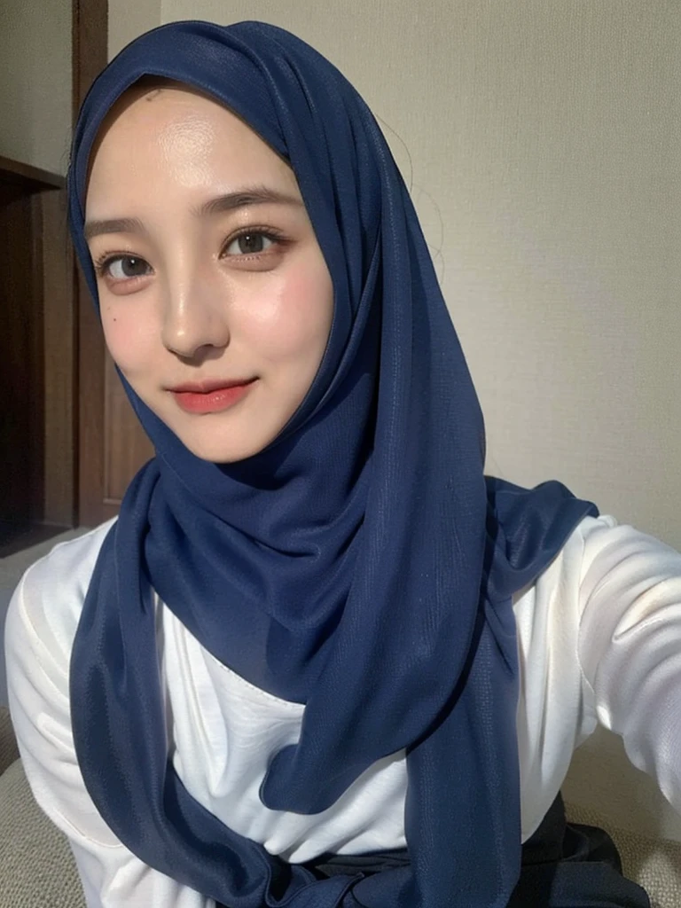 ((Best quality, 8k, Masterpiece :1.37)), (wear hijab girls), girls wear hijab, postion:sitting, style model, (girls wearing hijab moslem), beautiful face, 18 years old girls, hair black, ultra detailed face, ultra detailed body, slim body, lips smile, Beautiful detailed eyes, eyes korean, detailed nose, Natural Lip, (Undressing body nude), detail breasts, detail hariy pussy, Wear hijab moslem, fancy jubba thobbe, view of the blue sky, Slim Body, realistic face, backround people hijab