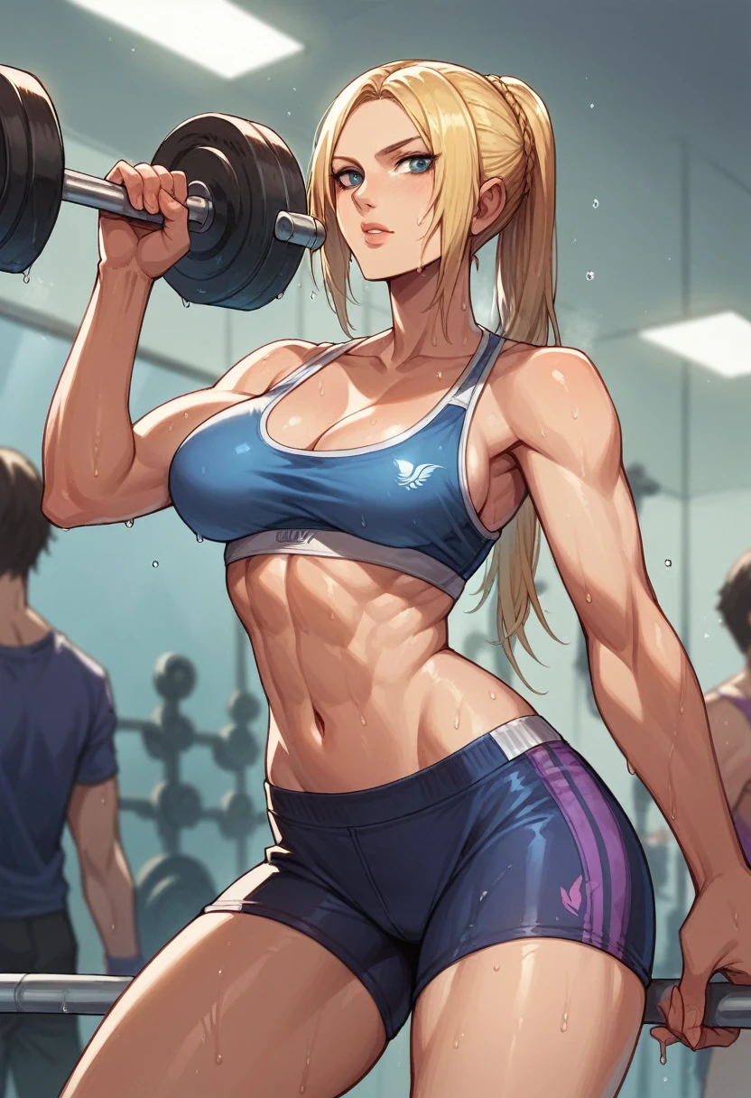 Nina Williams Tekken working out wet
