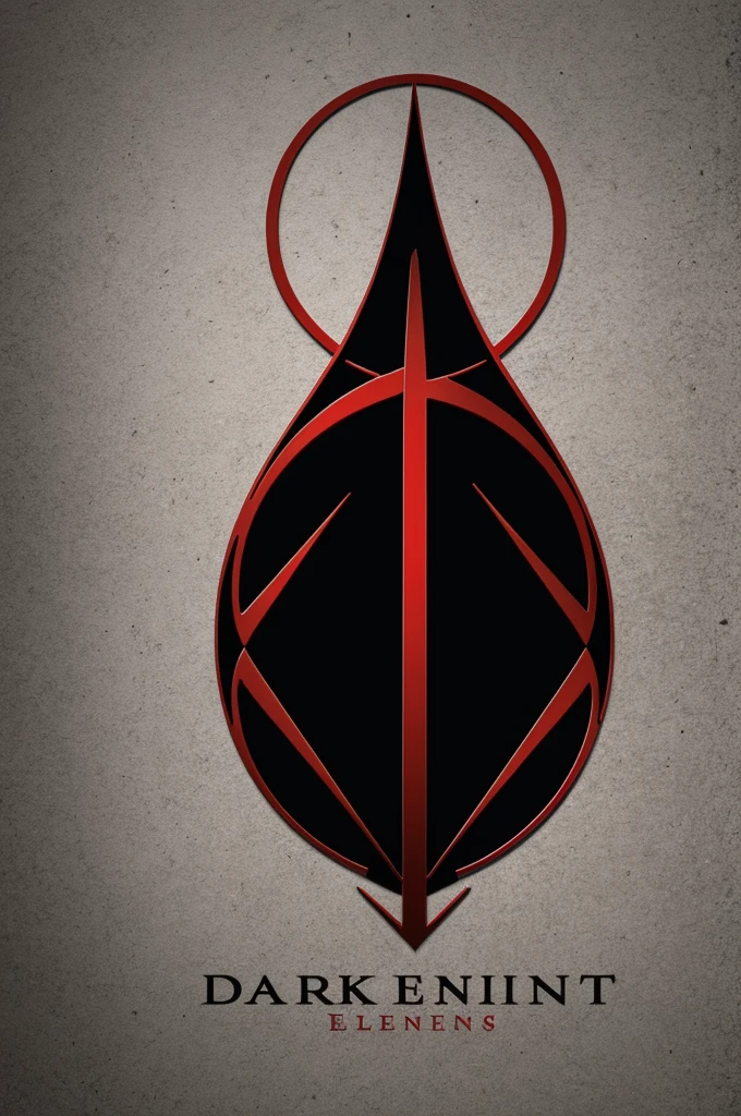 Elegant Dark Red and Black Logo
