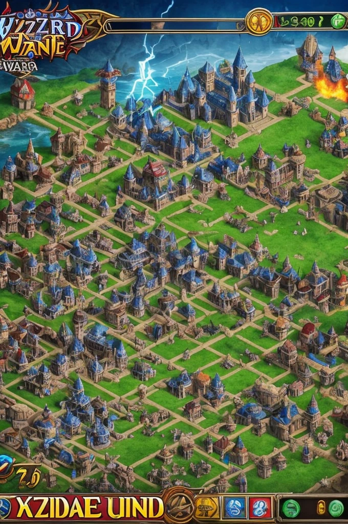 wizard war in a castle with dragon and apocalypse world