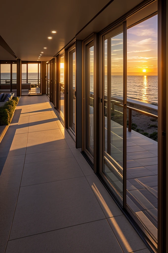 Passage designs in sunset architecture 