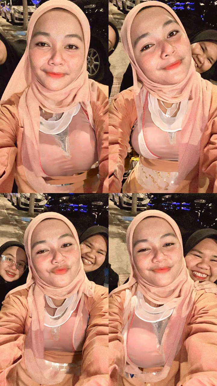 High resolution UHD, Improvement of quality, Soft lighting, Highly detailed, Very detailed on clothes, high quality clothes, Advanced Details, Sharp Focus, High resolution, Big Breasts, Breasts Covered With Hijab and Dress, Real clothes, Real Lighting, Same clothes, Same Clothes With Big Breasts, Big Boob Undershirt Covered