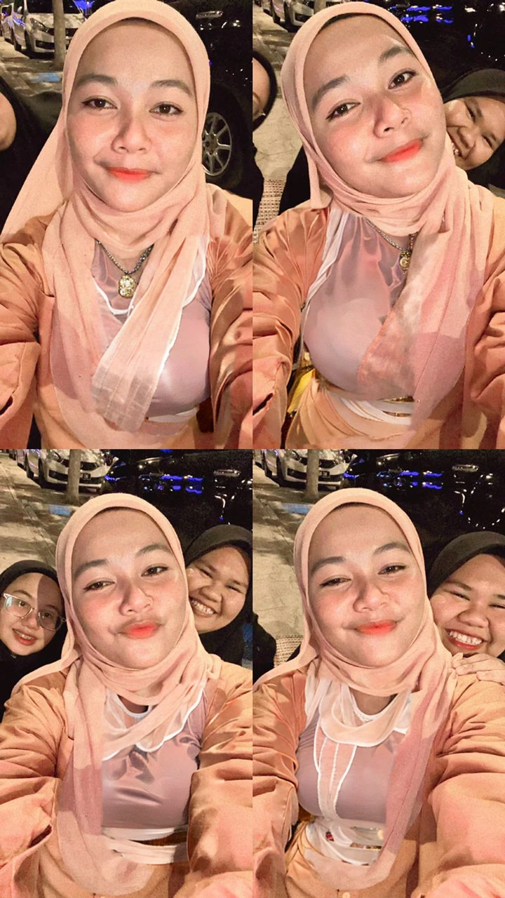 High resolution UHD, Improvement of quality, Soft lighting, Highly detailed, Very detailed on clothes, high quality clothes, Advanced Details, Sharp Focus, High resolution, Big Breasts, Breasts Covered With Hijab and Dress, Real clothes, Real Lighting, Same clothes, Same Clothes With Big Breasts, Big Boob Undershirt Covered