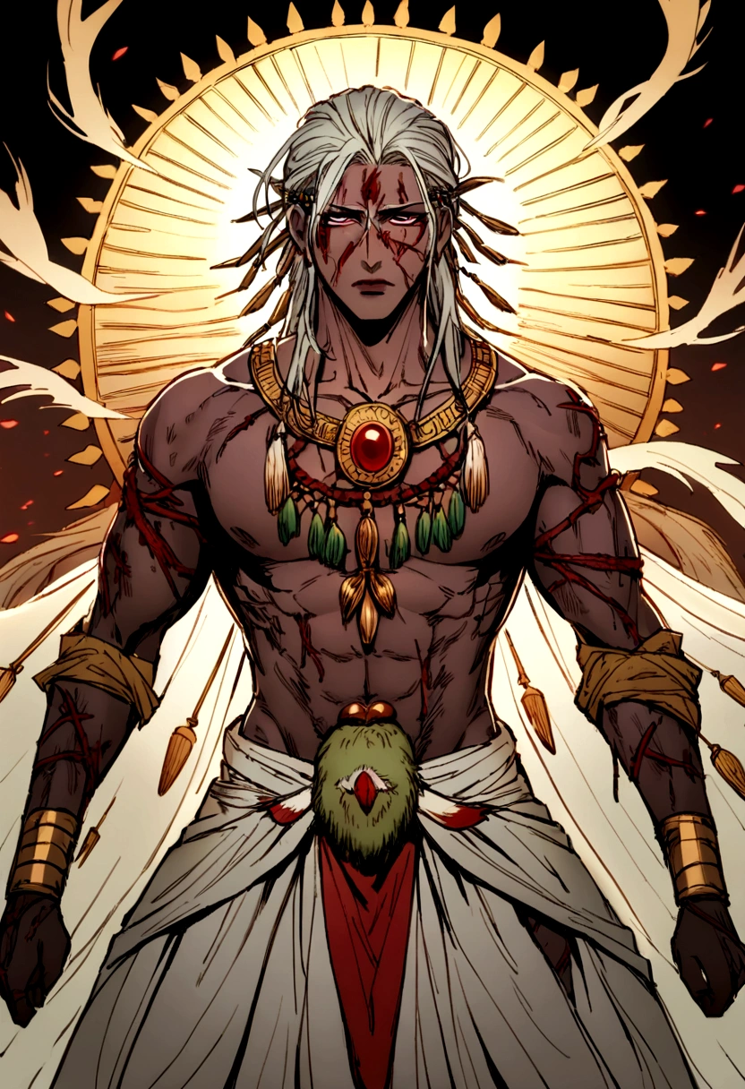 According to mythology, Ashwathama is believed to be immortal due to a curse. After the Mahabharata war, he was cursed by Krishna and other sages for his role in the killing of Draupadi's sons and the massacre at night. He was condemned to roam the Earth in extreme pain and misery, with festering wounds that would never heal.