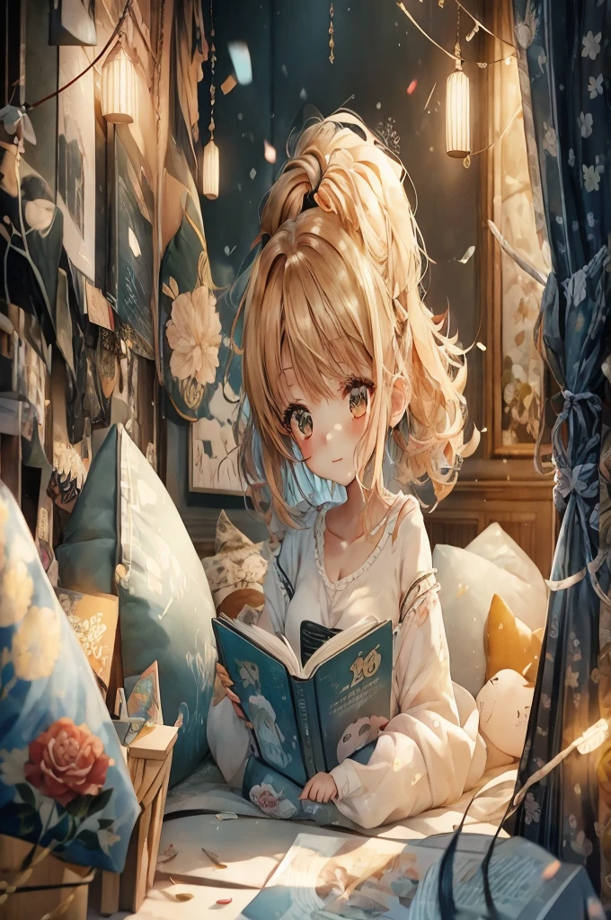 anime girl reading a book in bed with lights on, young anime girl, anime visual of a cute girl, anime art wallpaper 4 k, anime art wallpaper 4k, anime picture, anime art wallpaper 8 k, cute anime girl, anime wallpaper 4k, anime wallpaper 4 k, anime illustration, anime style 4 k, anime aesthetic, high quality anime artstyle